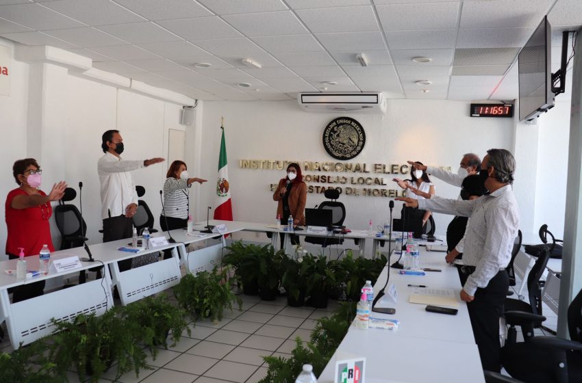  Se instala Consejo Local del INE Morelos para la Organización de la Revocación de Mandato