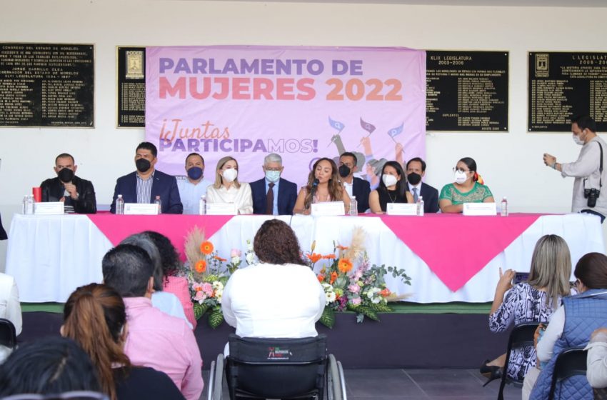  Presentan Andrea Gordillo y Luz Dary Quevedo Convocatoria al Parlamento de Mujeres 2022