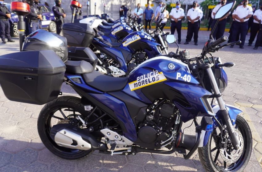  Gestiona edil de Jiutepec donación de seis motocicletas para Seguridad Pública