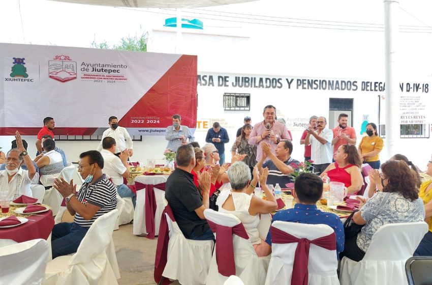  Inaugura alcalde de Jiutepec Casa Municipal del Maestro Jubilado