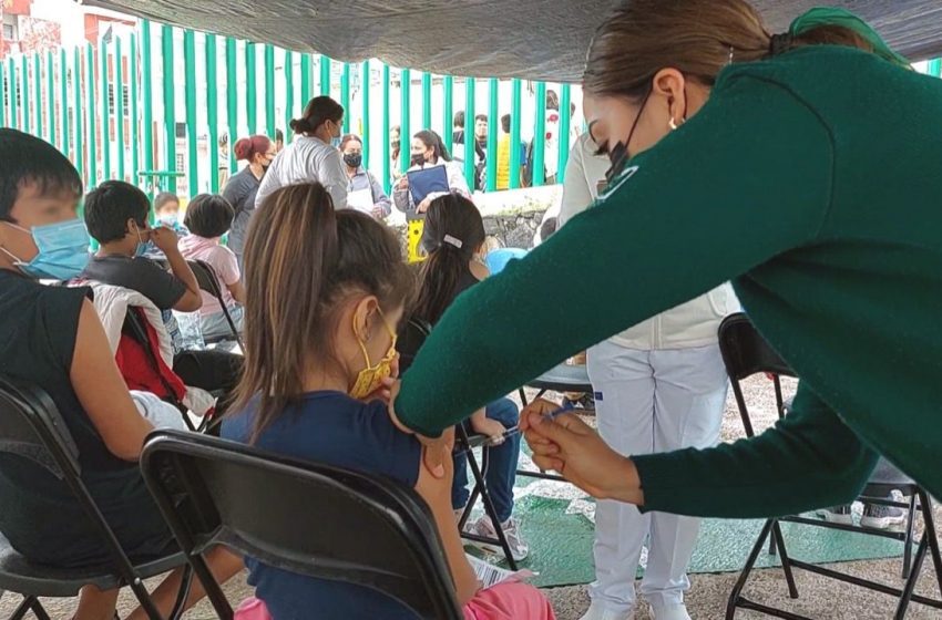  Inicia vacunación de niñas y niños de Jiutepec