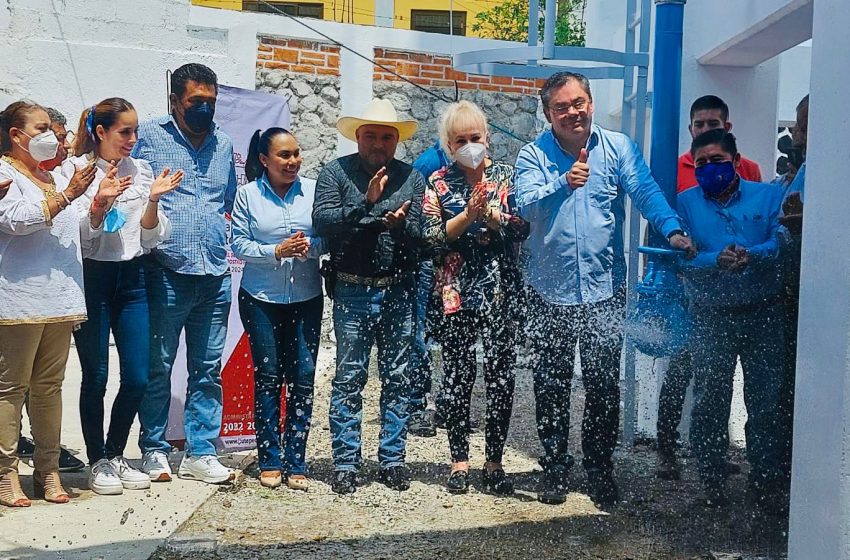  Gobierno de Jiutepec mejora abasto de agua potable de mil 700 familias