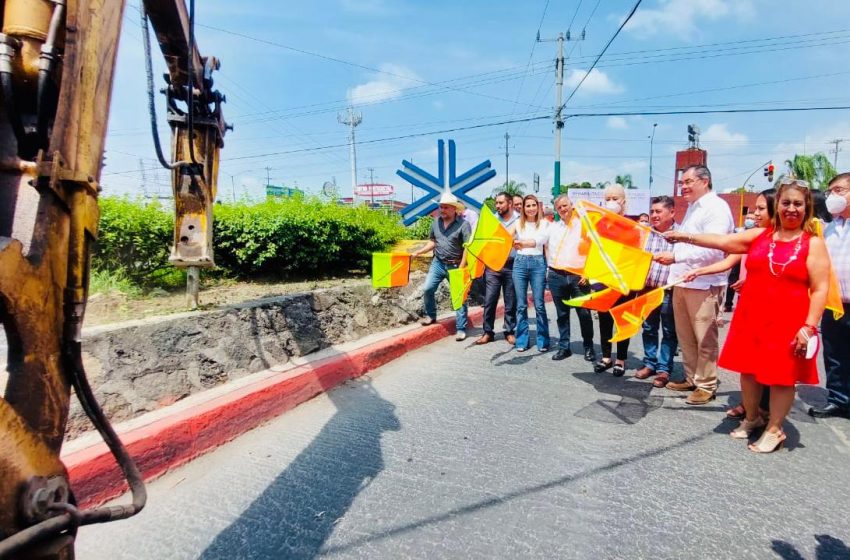  Inicia gobierno de Jiutepec obra de mejoramiento vial en el Boulevard Cuauhnáhuac