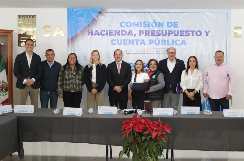  Recibe Congreso a titular de CDHEM como parte de las mesas de diálogo sobre Paquete Económico 2025