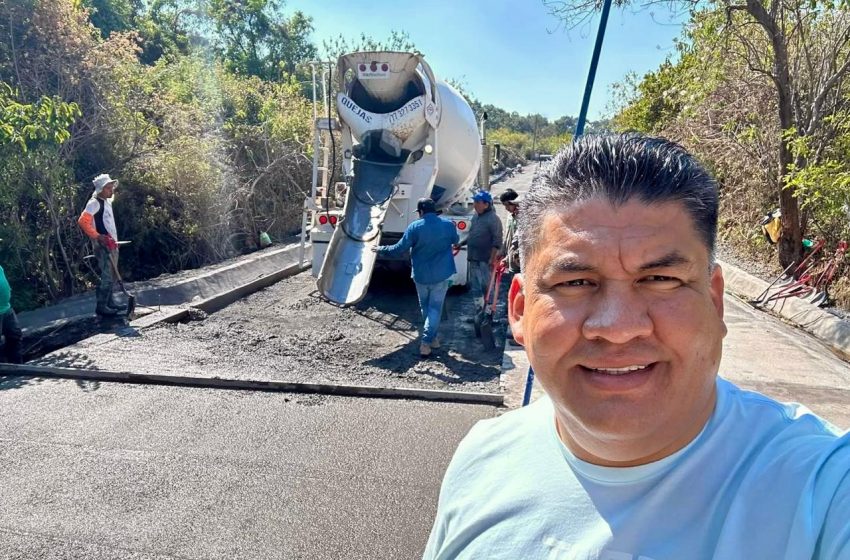  Realiza Paco Sánchez, recorrido de supervisión de obras en Yecapixtla