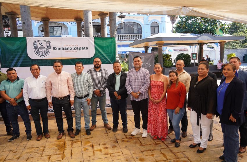  Firman convenio de colaboración Ayuntamiento de Emiliano Zapata y la CERT