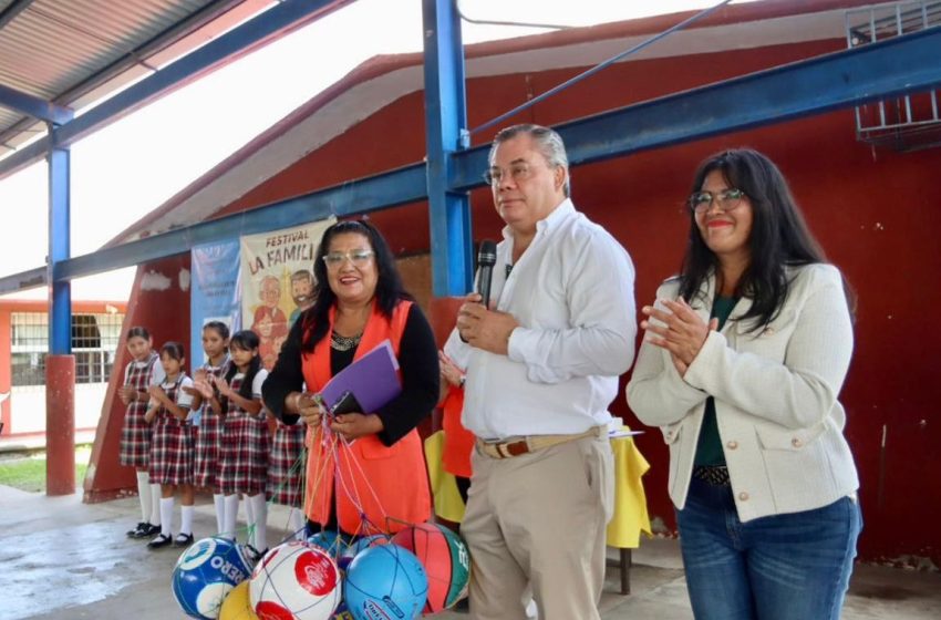 Diputado Rafael Reyes procura la salud física de niñas y niños de Jiutepec
