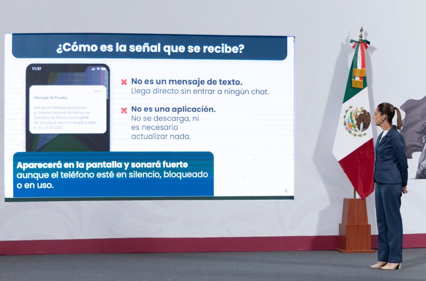  Alerta sísmica llegará a 80 millones de celulares del país