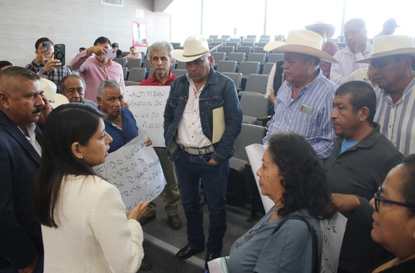  Exhorta Eleonor Martínez a CEAGUA atender la problemática del canal principal La Mesa en Tlaltizapán